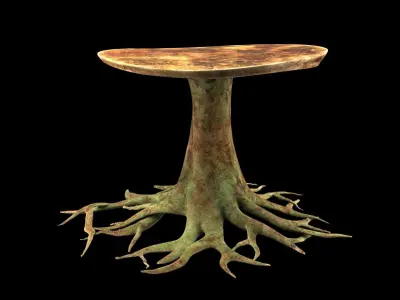 table roots 3D model