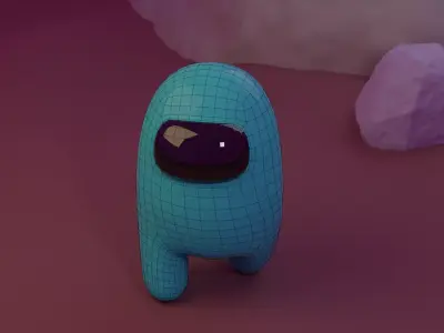 Among Us Simple 3D model