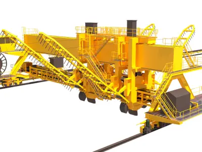retomadora ponte 3D model