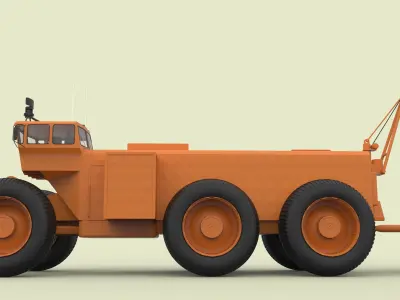 Morrow project Overland train Mark II 3D model