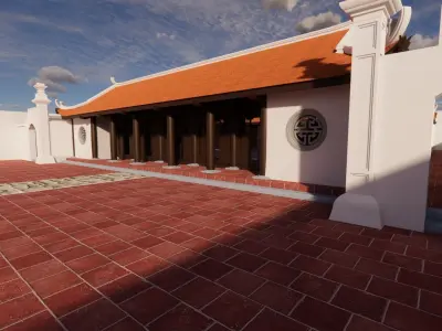 Sacred Ritual  -  Temple Chuong Free 3D model