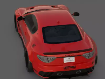2017 Maserati GranTurismo MC Stradale LB Works 3D Model 3D model