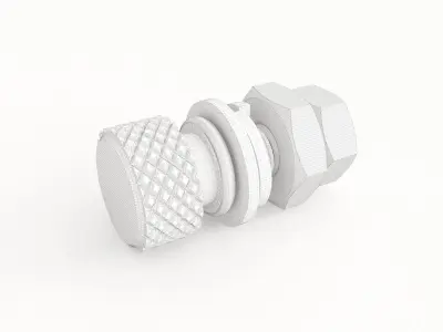 Screw 63 3D model