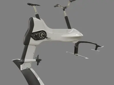 hydrofoil bike 3D model