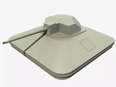 30 mm MK 46 GUN model 3D model