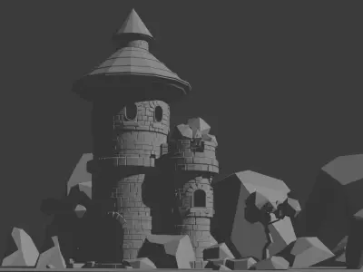 Building Free 3D model get