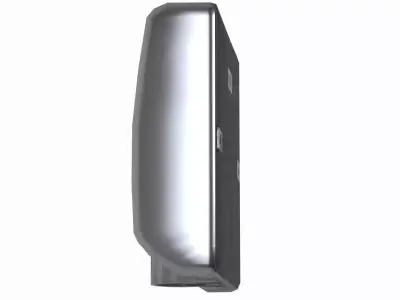 Automatic Hand Dryer Stainless Steel Wall Mounted Restroom Dryer Low-poly 3D model