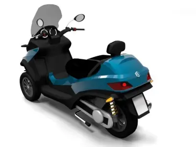 PIAGGIO MP3 LP500 Low-poly 3D model