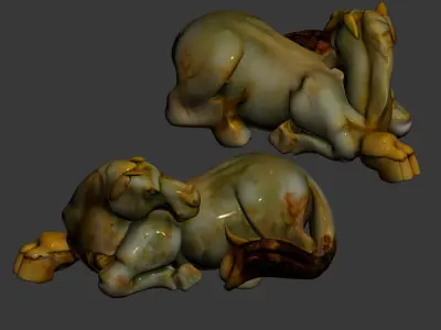 Jade horse  3D model