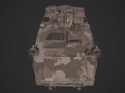 Generic APC - IFV Low-poly 3D model