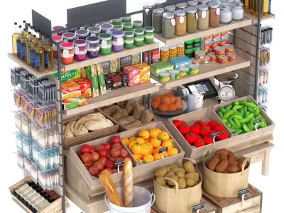 Market Place 7 3D model