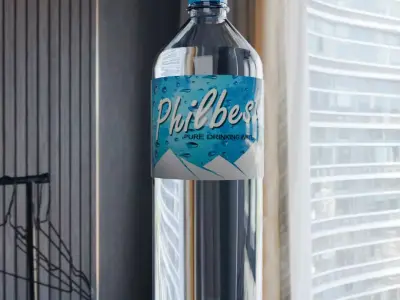 bottle of water  3D model