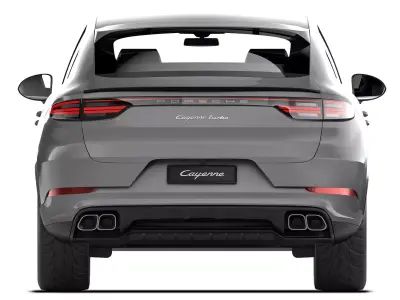 Porsche Cayenne Turbo Coupe 2020 3D model
