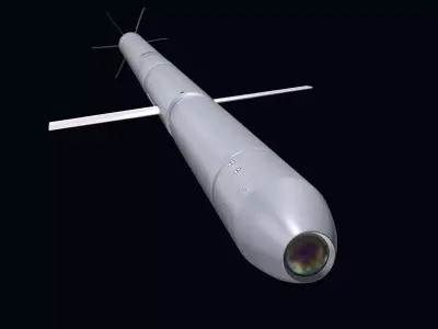 S-8L Laser Guided Rocket 3D model