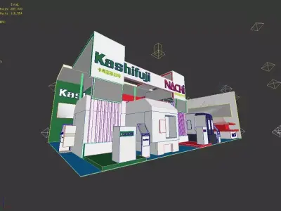 Exhibition - Area - 9X16-3DMAX2009-06 3D model