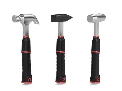 Hammers ratchet wrench Low-poly 3D model