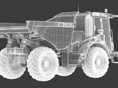 Hydrema 912HM Articulated Dump Truck 3D model