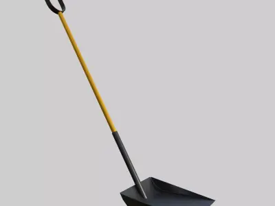 Shovel Low-poly 3D model get