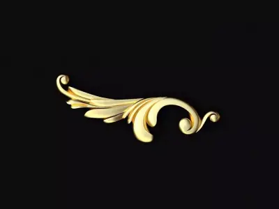 Corner decor ornament for furniture Free 3D model buy