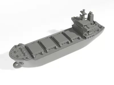 Cargo ship 2 3D print model