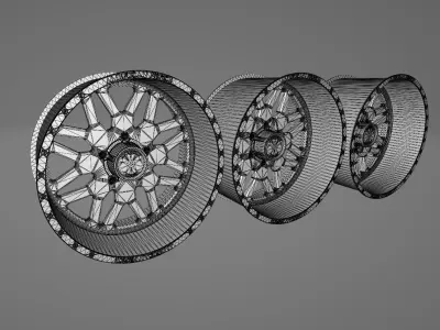 American Force AFW B02 Trax SS - Multiple Lug Options 3D model