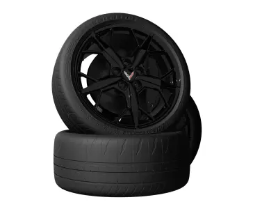 Corvette Tire High Performance 3D model