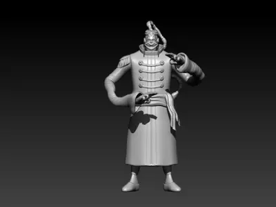 Scratchmen Apoo - Onpiece - split part 3D print model
