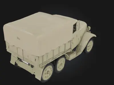 Vintage Truck Classic  Timeless Utility with Retro Flair 3D model