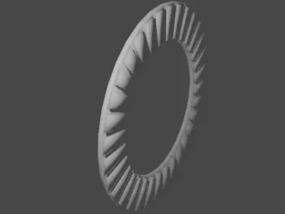 motorcycle clutchdisc 3D model