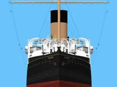 SS Atlantic 3D model
