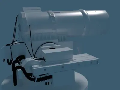 laser turret XN-1 LAWS model 3D model