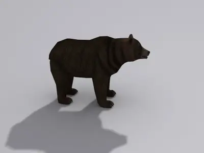 a beer bear Free 3D model