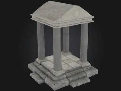 Stone Portal  Gateway to the Unknown 3D model
