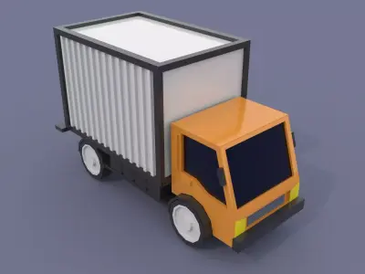 truck container 3D print model purchase