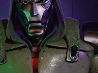 Dr Doom Free 3D model
