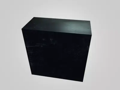 Emergency Stop Button 3D Model - Industrial Red Safety Switch Free low-poly 3D model