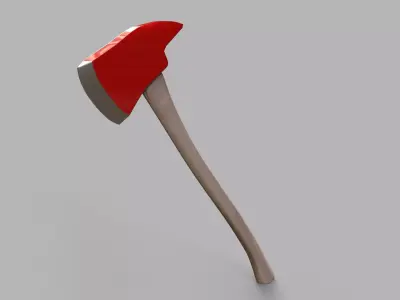 Firefighter axe Free 3D model
