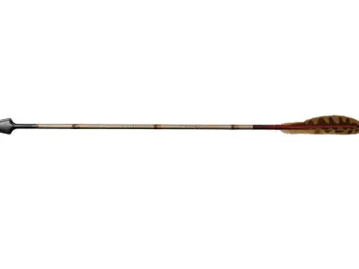 arrow 3d model feathered dart 3D model