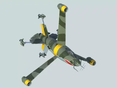 Focke Wulf Triebflugel 3D model purchase
