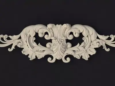 dekor ornate carving 3D model get