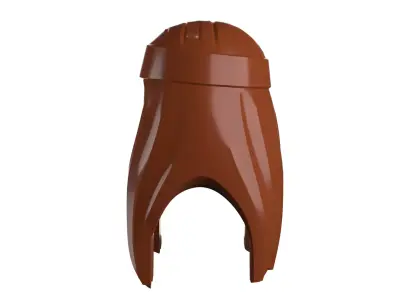 Custom3Dprint Minifigure Accessory - Minifigure Hair S2 - 018 3D print model