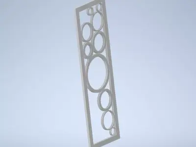 Laser engraving or cutting part 3D model