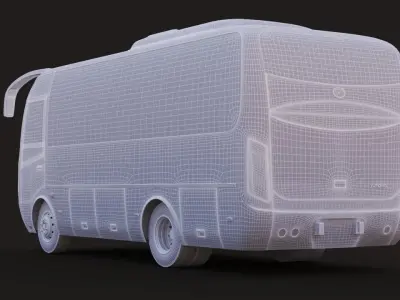 Yutong ZK6737 City Bus 3D model