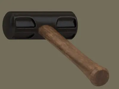 Short sledgehammer 3D model