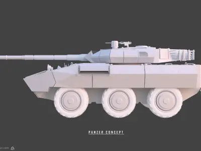 AMX-10 RC 3D model