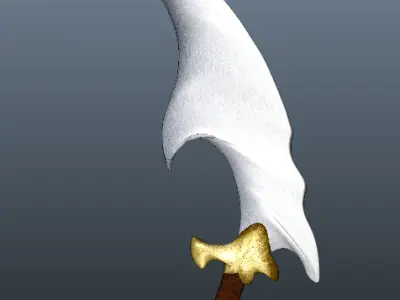 Bone Sword 3D model purchase