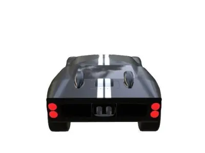 Ford GT40 Free low-poly 3D model