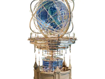Fantasy Magic Globe 3D model