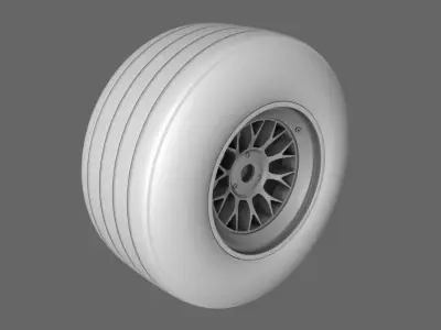 F1 2000 Front Rear Tires Free 3D model