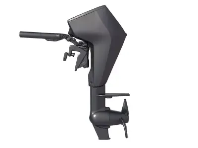 outboard engine stand - boat engine - Yamaha Outboard  3D print model